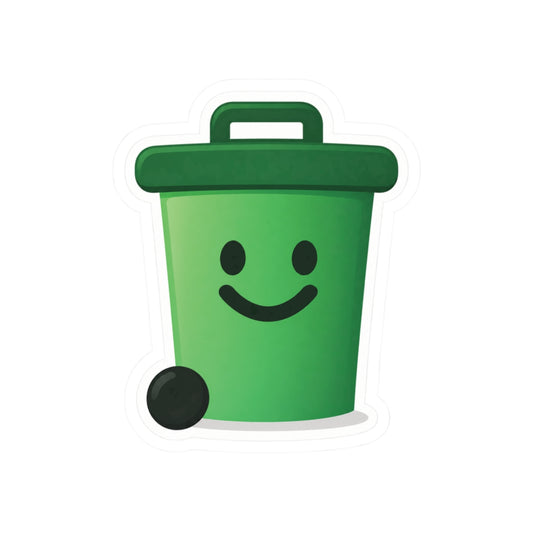 Wheelie the Wee Bin — Logo Sticker