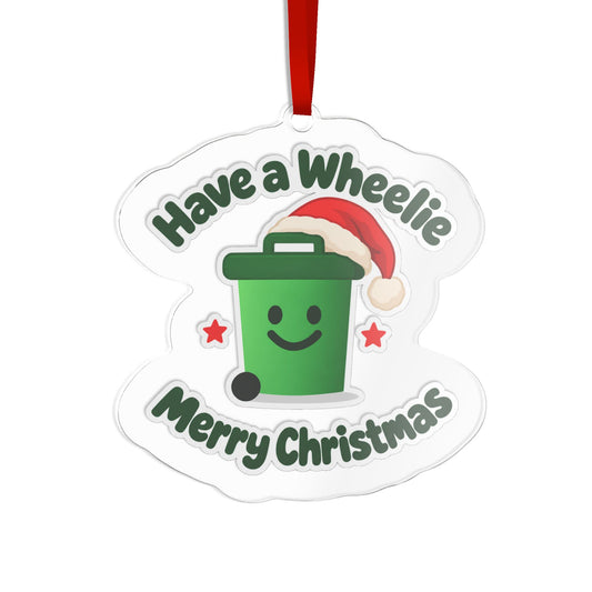 Wheelie Merry Christmas — Christmas Ornament